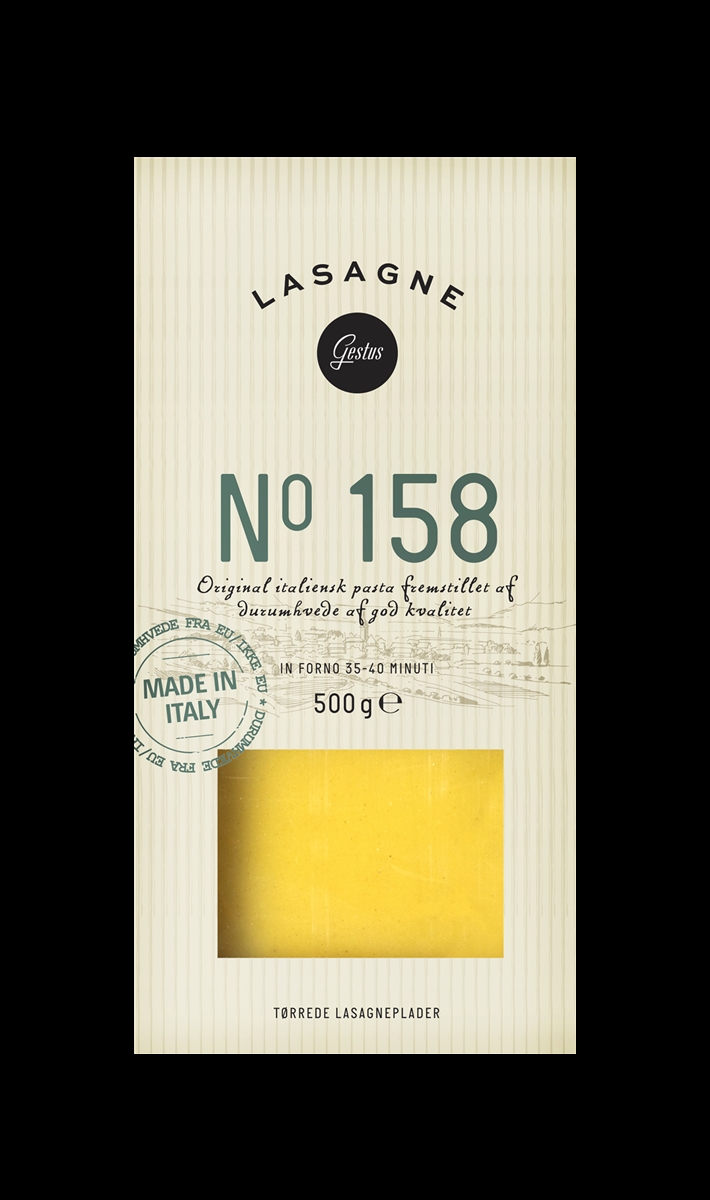 Lasagna sheets, Gestus, 500g