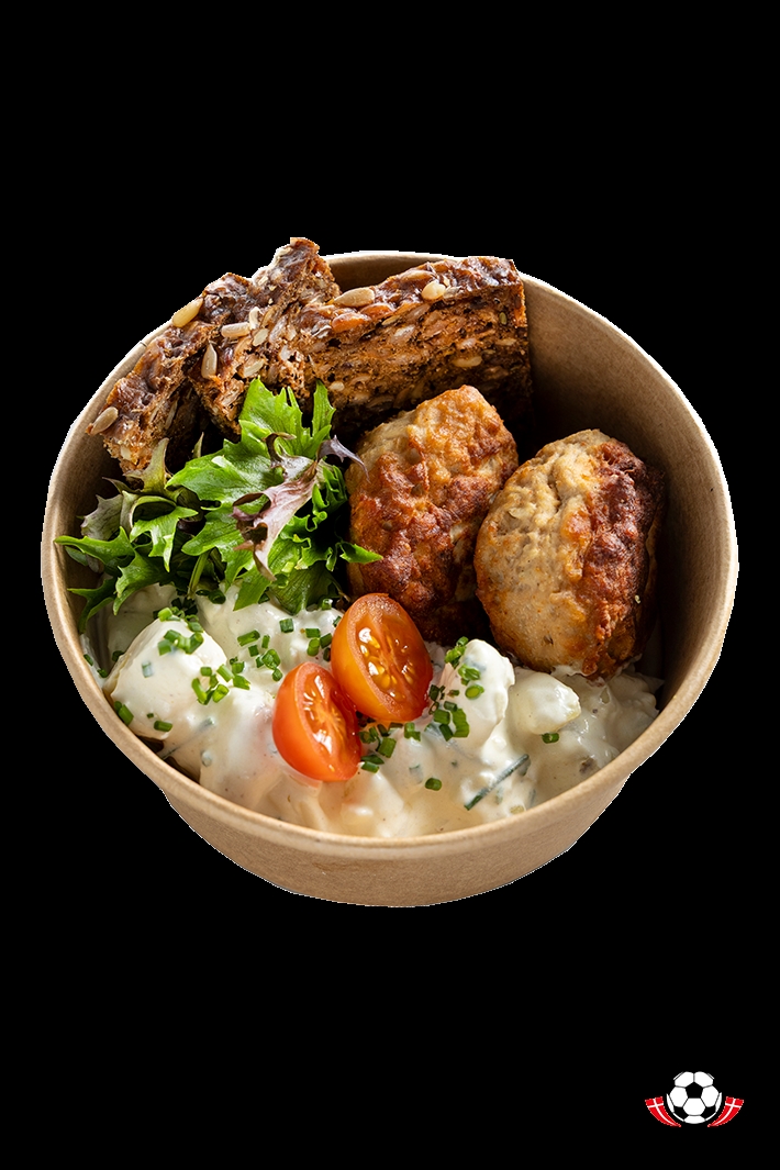 Frikadeller og kartoffelsalat