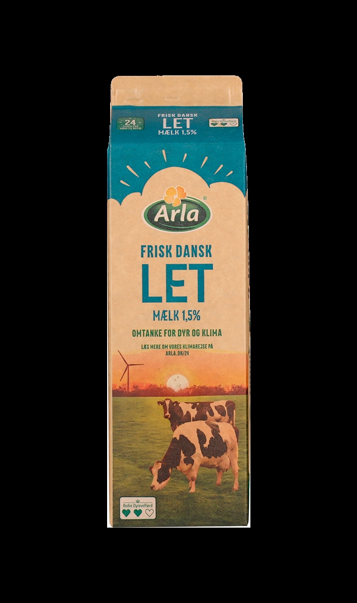 Semi-skimmed milk, 1,5%